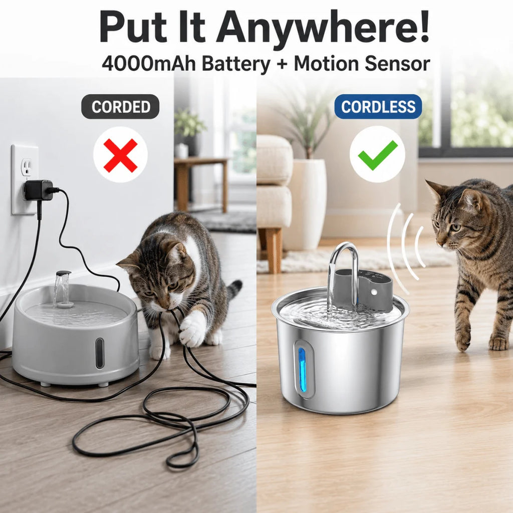 Bebedor de agua para tu felino