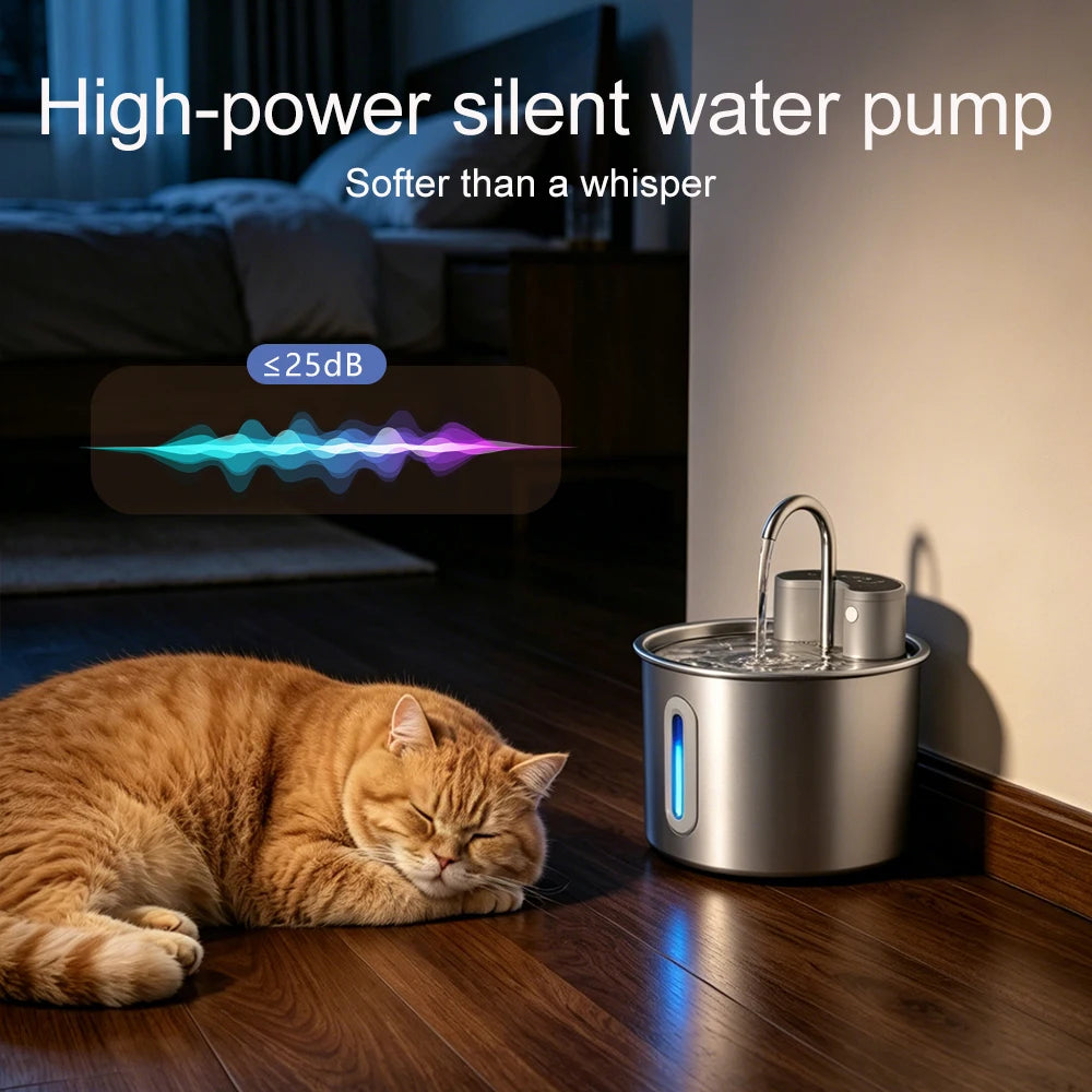 Bebedor de agua para tu felino