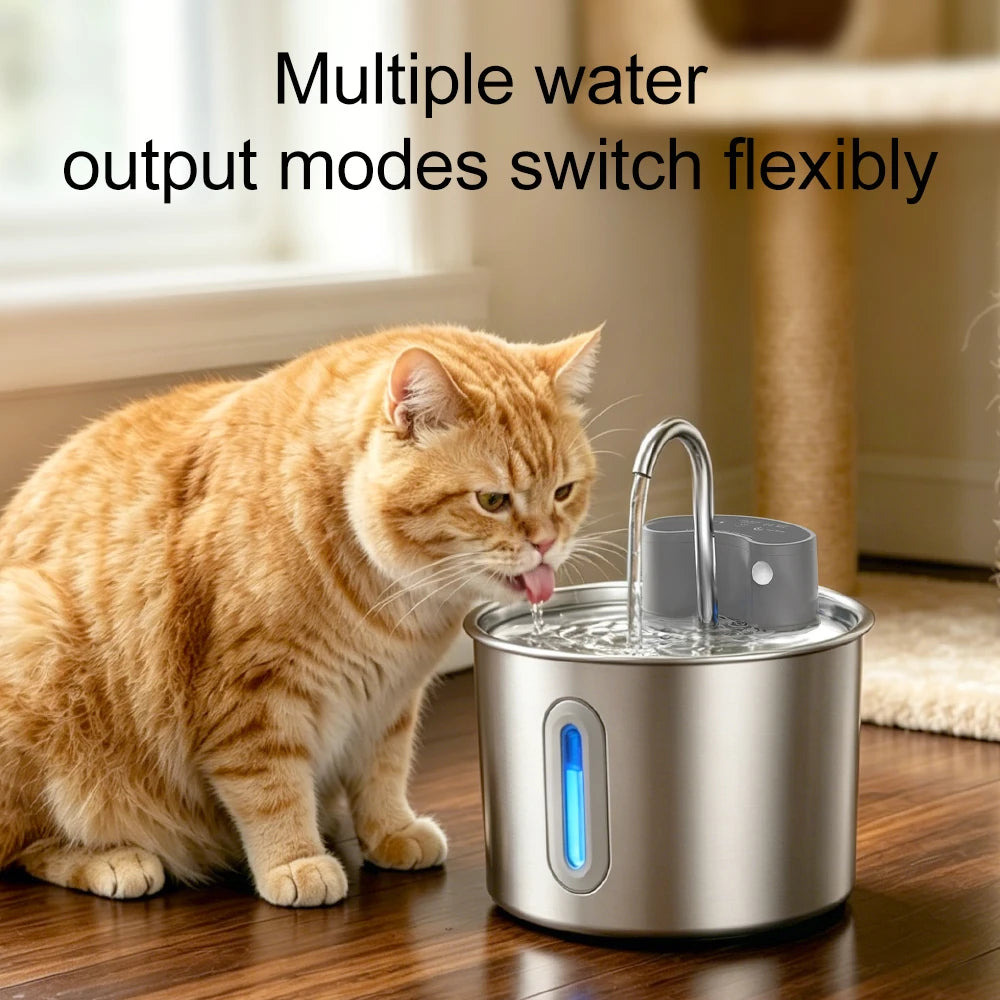 Bebedor de agua para tu felino