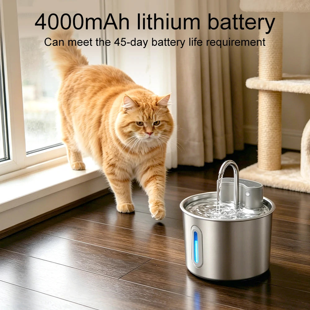 Bebedor de agua para tu felino